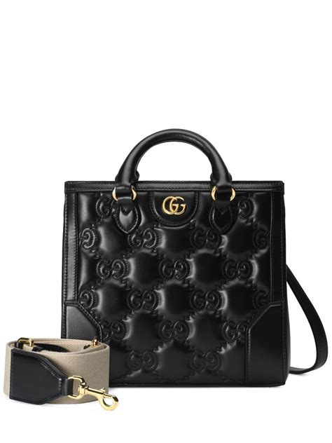 gucci padlock embossed leather tote|Gucci tote bag outlet.